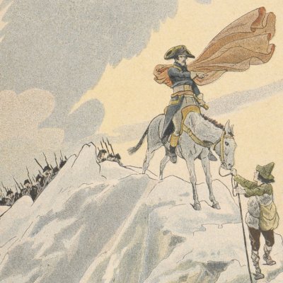 Bonaparte au col du Saint-Gothard (La Cantinière, 1898) - Job
