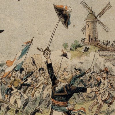 The Moulin de Valmy (La Patrie. Victories of our ancestors from 1789 to 1797. N°3) - E. Letellier
