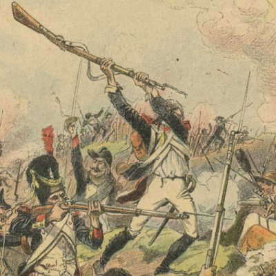 Battle of Jemmapes (La Patrie. Victories of our Ancestors from 1789 to 1797. N°4) - E. Letellier