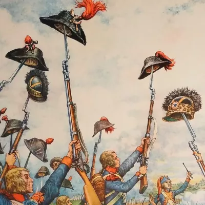 Valmy (Tableaux d'histoire C. E. Collection Rossignol, n°53) - Hérouard