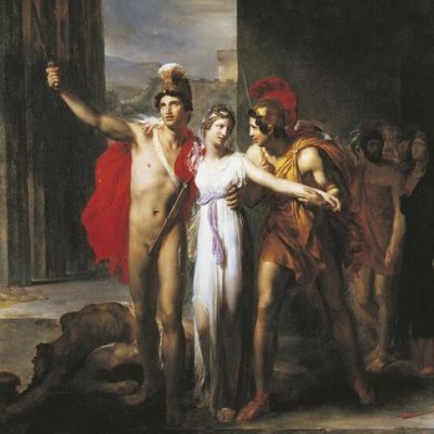 Castor et Pollux délivrant Hélène - Léon Cogniet
