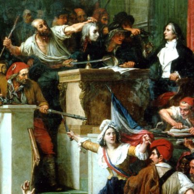 Boissy d’Anglas saluant la tête du député Féraud à la séance du premier Prairial an III - Auguste Vinchon