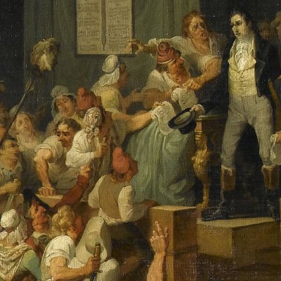 Boissy d'Anglas saluant la tête du député Féraud à l'Assemblée nationale, 20 mai 1795 - Tellier