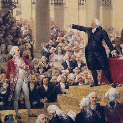 Mirabeau devant Dreux-Brézé (23 juin 1789) - Joseph-Désiré Court