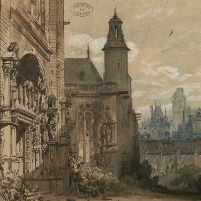 Le Pré-aux-Clercs sur les bords de la Seine à Paris, le 20 août 1572 (Meyerbeer, Les Huguenots, décor de l'acte III) - Despléchin