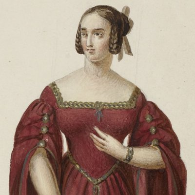 Frédéric Lemaître et Mlle Georges dans La tour de Nesle d'A. Dumas - Eugène Du Faget