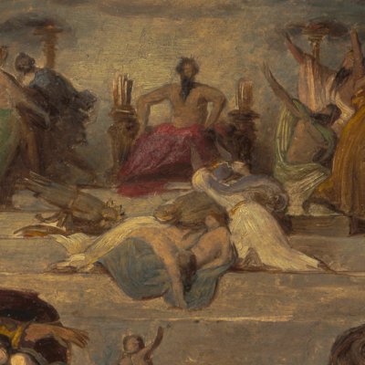 La tour de Babel (esquisse) - Wilhelm von Kaulbach