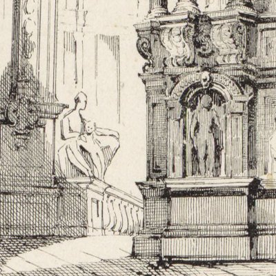 Les Huguenots. Décor du 5e Acte - Séchan et Feuchères