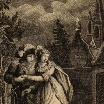 Edouard et Agnès s'évadent de l'abbaye de Netley (L'Abbaye de Netley, t1, 1801) - Berthet