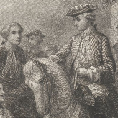 Louis XV à Fontenoy (Anquetil, Histoire de France, t3-2) - Philippoteaux