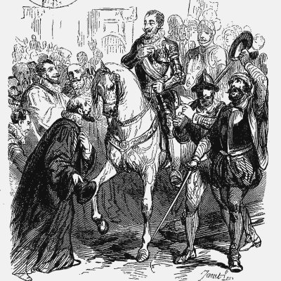 Henri IV's entry into Paris (Challamel, History of France illustrated by Bellangé)