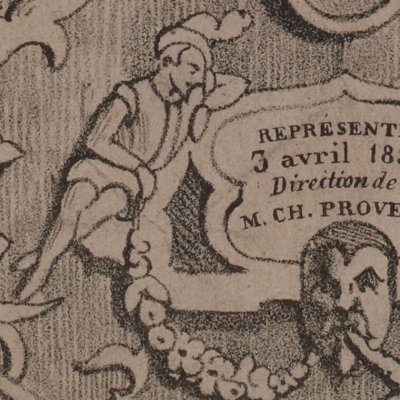 Costumes des Huguenots. Lyon. Se vendent dans les théâtres et chez Bertaut