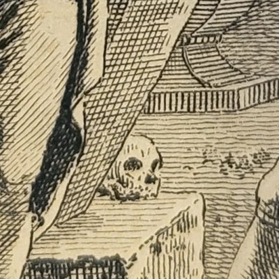  La mort du moine Ambrosio (Le Moine, t4, Favre, 1797) - Patas d'après Langevin