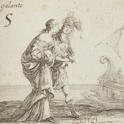 Hélène (Jeux de cartes des roys de France… ; Galantes) - S. della Bella