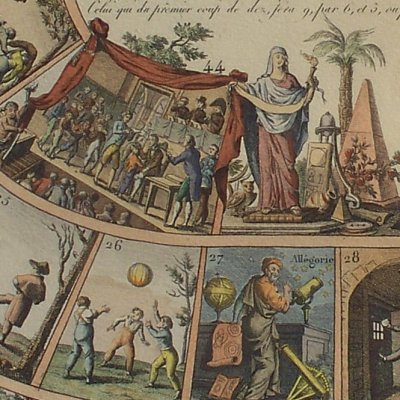 Jeu des écoliers (jeu de l'oie) - Jean