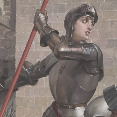 Jeanne d'Arc devant Orléans (La Vie de Jeanne d'Arc) - Lenepveu
