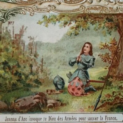 Cartons, 1ère série (Boîte de jeu - Loto Jeanne d'Arc)