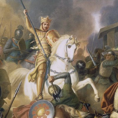 Count Eudes defends Paris against the Normans, 885 - J. V. Schnetz