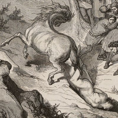 Mort de Brunehaut (Lahure, Histoire populaire de la France, t1, p. 73)