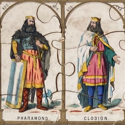 Galerie historique des souverains de France (puzzle)