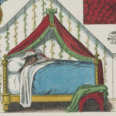 La maison du Petit Chaperon rouge (Imagerie d'Épinal, Le petit architecte, n°53)