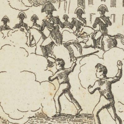 Fuite des bons gendarmes (Jeu des Héros des mémorables journées de juillet 1830)