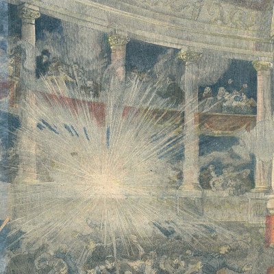 La dynamite à la Chambre. L'explosion (Le Petit Journal. Supplément illustré, n°161, 23 décembre 1893)