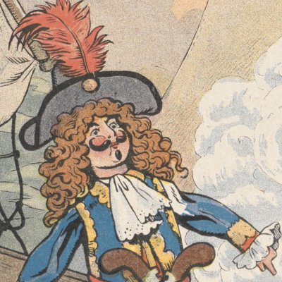Le corsaire Jean-Bart sur son bateau (Montorgueil, Jouons à l'Histoire !) - Job