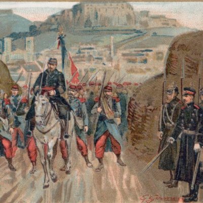 Reddition de Belfort, 15 février 1871 (Chicorée Casiez-Bourgeois, Cambrai) - G. Germain