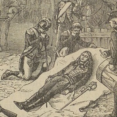 Austrians pay funeral tribute to Marceau, Sept. 1796 (Plomion, History of France. Intermediate course) - F. Besnier