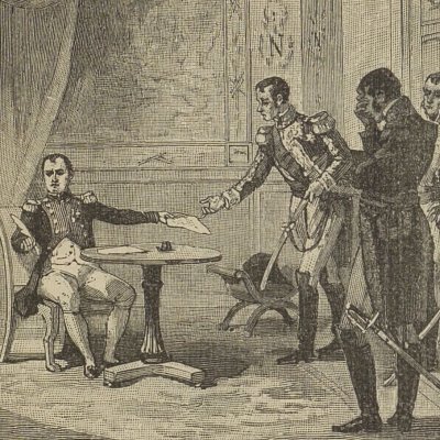 Abdication de Napoléon à Fontainebleau (Plomion, Histoire de France, cours moyen) - Chovin