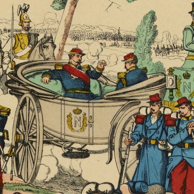 Sedan disaster (A chronology of events by Epinal imagery, Metz, 1870)
