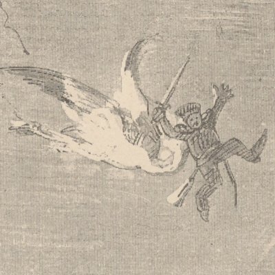 La cigogne passe le Rhin (Daudet, Les Cigognes) - Jundt