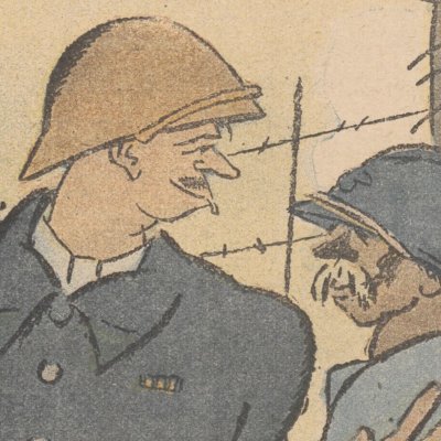 « La part du combattant » (Le Rire, 11 janvier 1919) - P. Falké