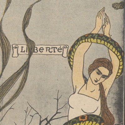 La jeune Amérique champion du droit et de la liberté (La Baïonnette, 19 décembre 1918) - G. Barbier