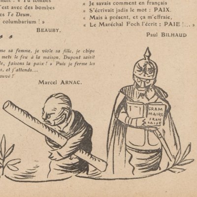 Opinions sur la paix (Le Rire, 2 novembre 1918) - Marcel Arnac