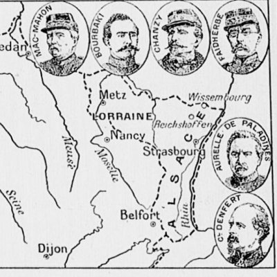 Guerre de 1870-1871 (Gauthier et Deschamps, Cours élémentaire d'Histoire de France, 1904)