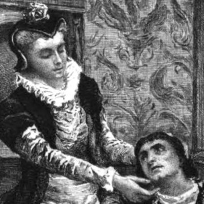 La reine et Fabiani (V. Hugo, Marie Tudor, Edition nationale, t18) - Champollion d'après Moreau de Tours