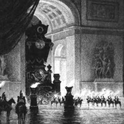 Victor Hugo's funeral (V. Hugo, Depuis l'Exil, Edition nationale, t41) - Muller after Fournier