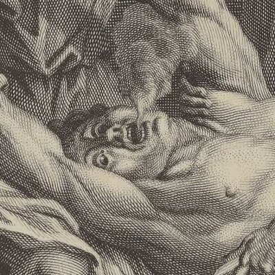 Jésus chasse un Esprit immonde (Figures de la Bible, 1728) - Gouwen d'après Picart