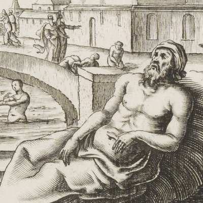 Le paralytique de la piscine de Bethesda (Vie et Miracles de Jésus Christ, Paris, Jollain, n°63)