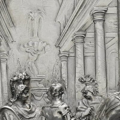 Didon accueille Énée et les Troyens dans le temple de Junon - Thelott