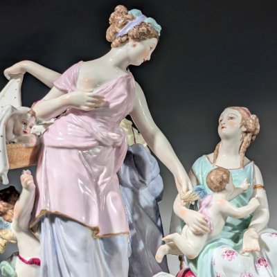 La marchande d'Amours (Porcelaine de Wallendorf)