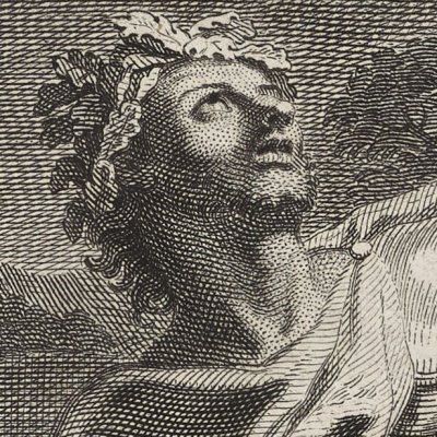 Jupiter apparaissant à Énée (Galerie d'Énée) - Desplace d'après Antoine Coypel