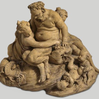 Silène et les nymphes - Falconet