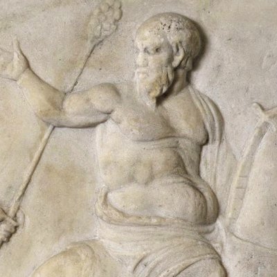 Silène sur un âne (bas-relief antique, coll. du Comte de Caylus)