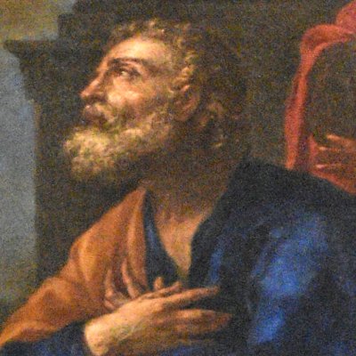 Traditio clavium / Le Christ remettant les clefs du Paradis à saint Pierre (version définitive de San Pietro ad Aram) - Luca Giordano