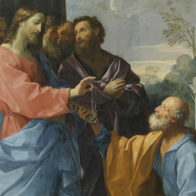 Le Christ remettant les clefs à saint Pierre - Guido Reni