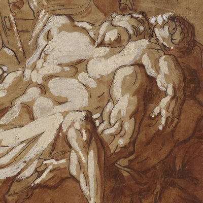Tobit enterrant les morts - Deshays