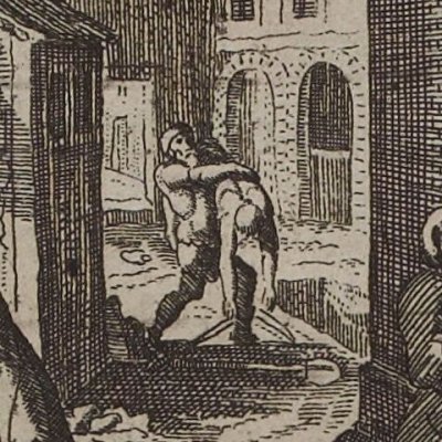 Tobit perd la vue (Histoire du vieux et du nouveau testament, 1671, p283)